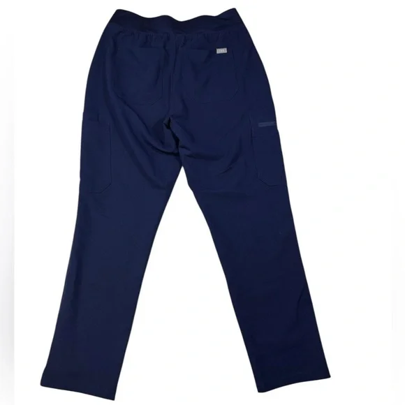 FIGS High Waisted Yola Scrub Pants in Navy | Size M/P - Picture 6 of 9